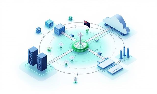 Technical diagram showing integrated network components, representing Southern Cross Connectivity's comprehensive expertise.