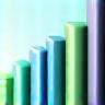 Growing bar chart representing scalability