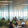 Modern office space with seamless wireless connectivity
